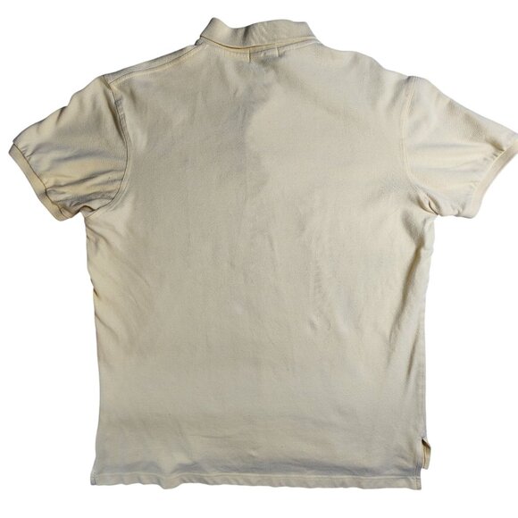 Southern Tide Mens M Skipjack Polo Shirt Yellow Cotton Blend - Picture 3 of 9